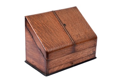 Lot 251 - An Edwardian mahogany correspondence box