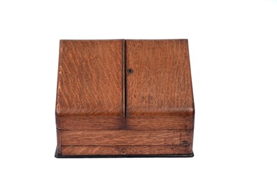 Lot 251 - An Edwardian mahogany correspondence box