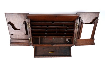 Lot 251 - An Edwardian mahogany correspondence box
