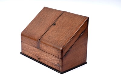 Lot 251 - An Edwardian mahogany correspondence box