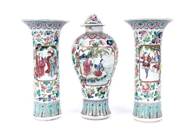Lot 324 - ﻿﻿A selection of Chinese famille rose ceramics