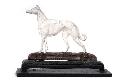 Lot 245 - A pair of cast iron greyhound pattern door stops