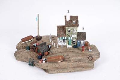 Lot 111 - Rebecca Lardner - Waves Cafe | cold cast porcelain