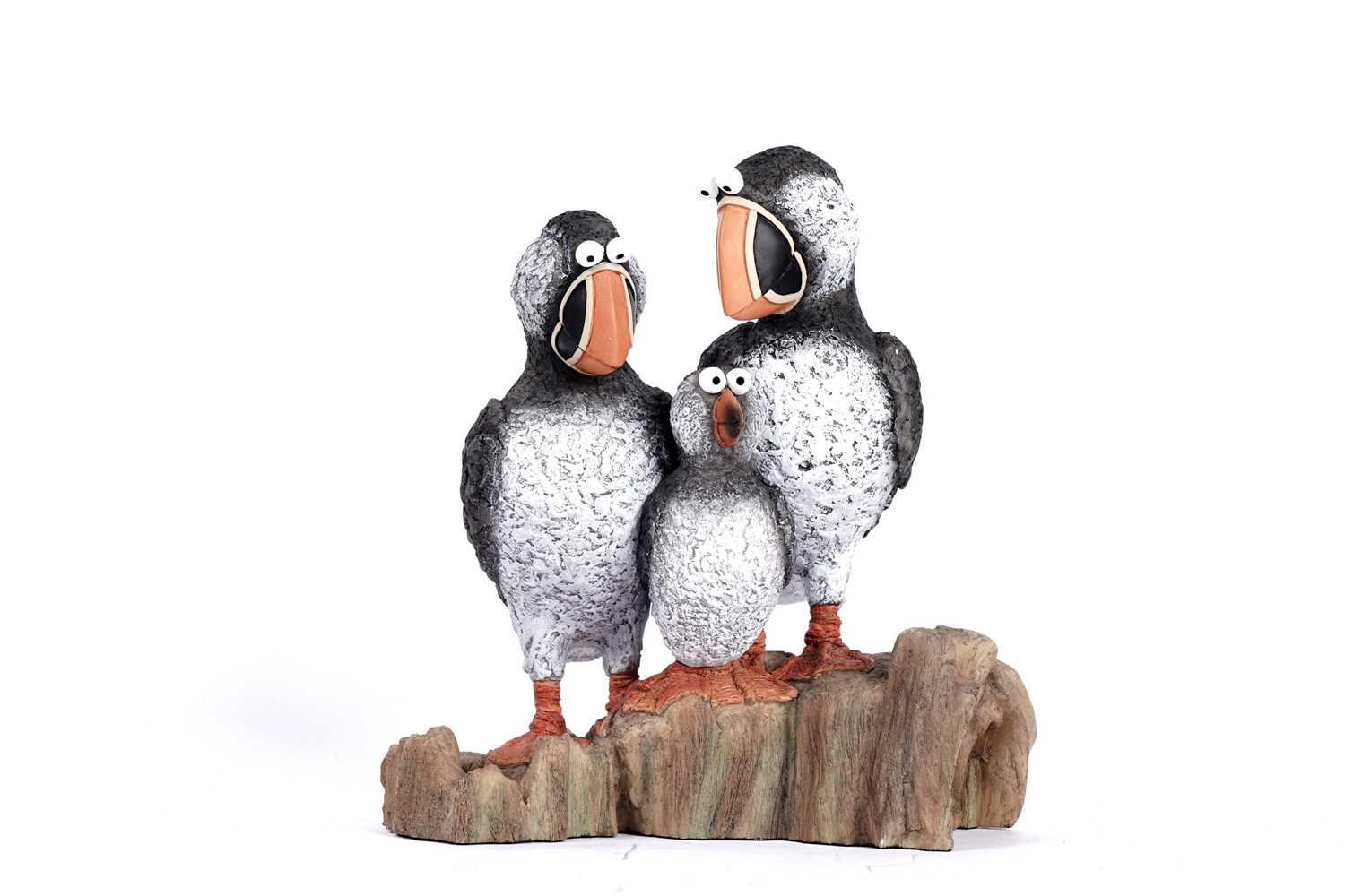Lot 113 - Rebecca Lardner - Family Gathering | cold cast porcelain