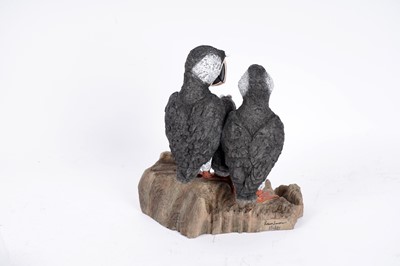 Lot 113 - Rebecca Lardner - Family Gathering | cold cast porcelain