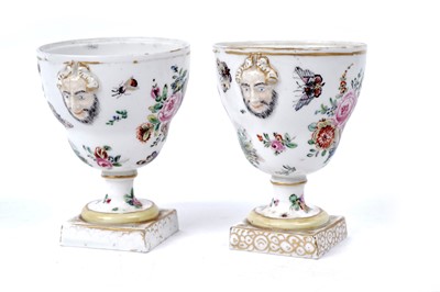 Lot 469 - A pair of Continental urn vases