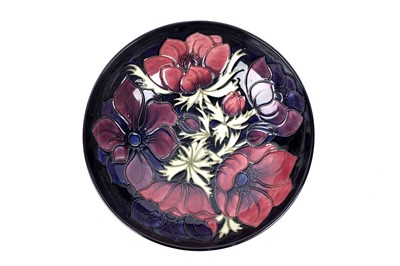 Lot 372 - A Moorcroft 'Anemone' pattern circular bowl