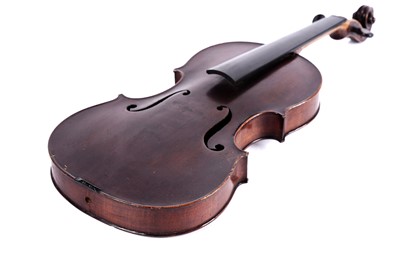 Lot 33 - Two violins, one Continental
