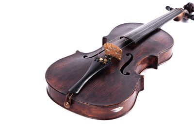 Lot 33 - Two violins, one Continental