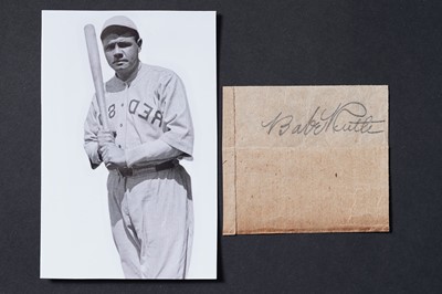 Lot 731 - A George Herman 'Babe' Ruth signed autograph