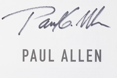 Lot 733 - A Paul Allen signed autographed first edition of Idea Man