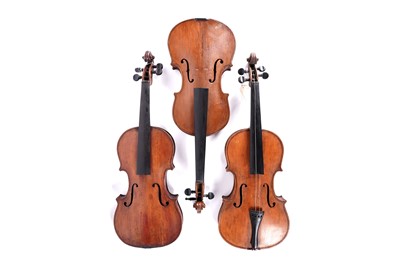 Lot 34 - Three violins