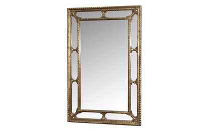 Lot 151 - A gold painted mirror