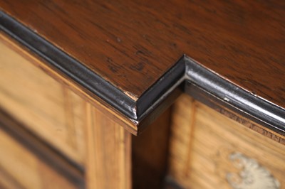 Lot 146 - A Victorian inlaid rosewood side cabinet