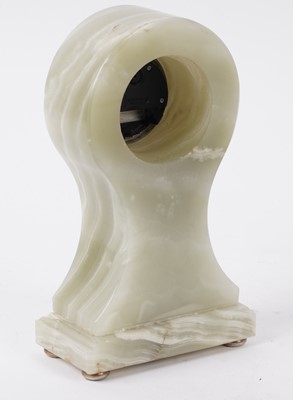 Lot 215 - An Elliot onyx mantle clock; and five others