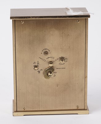 Lot 215 - An Elliot onyx mantle clock; and five others