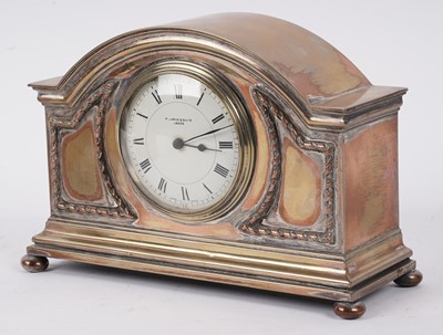 Lot 215 - An Elliot onyx mantle clock; and five others
