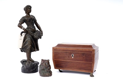Lot 237 - A collection of clocks and decorative items including: a boulle and ormolu mounted mantle clock