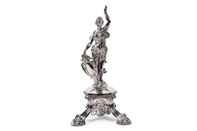 Lot 501 - A substantial French silver-plated centrepiece