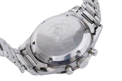 Lot 434 - Omega Speedmaster: a stainless steel cased manual wind chronograph wristwatch
