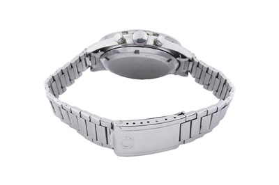 Lot 434 - Omega Speedmaster: a stainless steel cased manual wind chronograph wristwatch