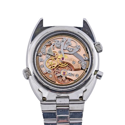 Lot 450 - Omega Chronostop Seamaster Regatta: a stainless steel cased manual wind wristwatch