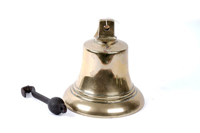 Lot 236 - An early 20th Century cast brass bell