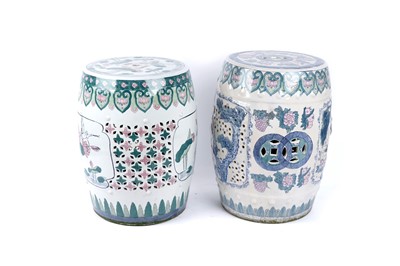 Lot 335 - Four Chinese ceramic garden seats