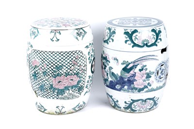 Lot 335 - Four Chinese ceramic garden seats