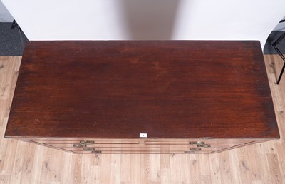 Lot 9 - A substantial George III inlaid mahogany chest of drawers