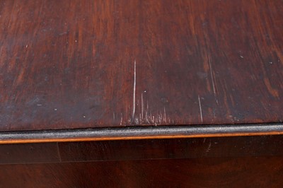 Lot 9 - A substantial George III inlaid mahogany chest of drawers