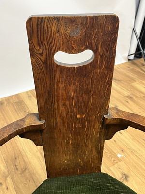 Lot 6 - Style of George Walton for Liberty: Arts and Crafts armchair