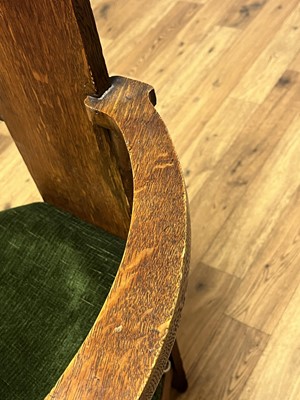 Lot 6 - Style of George Walton for Liberty: Arts and Crafts armchair