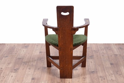 Lot 6 - Style of George Walton for Liberty: Arts and Crafts armchair
