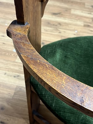 Lot 6 - Style of George Walton for Liberty: Arts and Crafts armchair