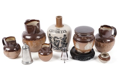 Lot 414 - A selection of Doulton Lambeth stoneware; and other collectibles