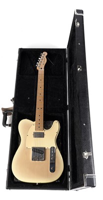Lot 113 - A T-Style guitar with Fender neck
