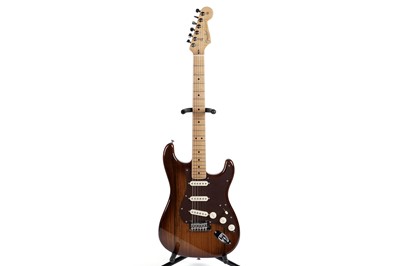 Lot 134 - A Fender Limited Edition Shedua Top Stratocaster