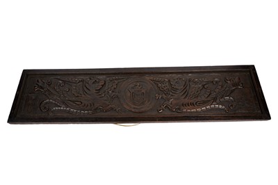 Lot 318A - ﻿An 18th Century carved oak panel