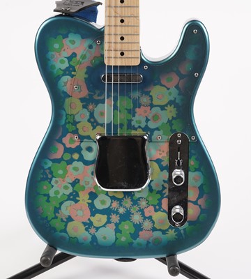 Lot 193 - A Fender Japan Blue Flower Telecaster