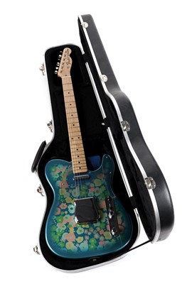 Lot 193 - A Fender Japan Blue Flower Telecaster