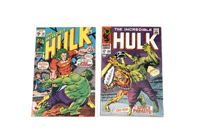 Lot 218 - The Incredible Hulk No’s. 103 and 141 by Marvel Comics