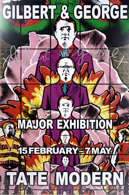 Lot 123 - Gilbert & George - signed Tate Modern poster | poster