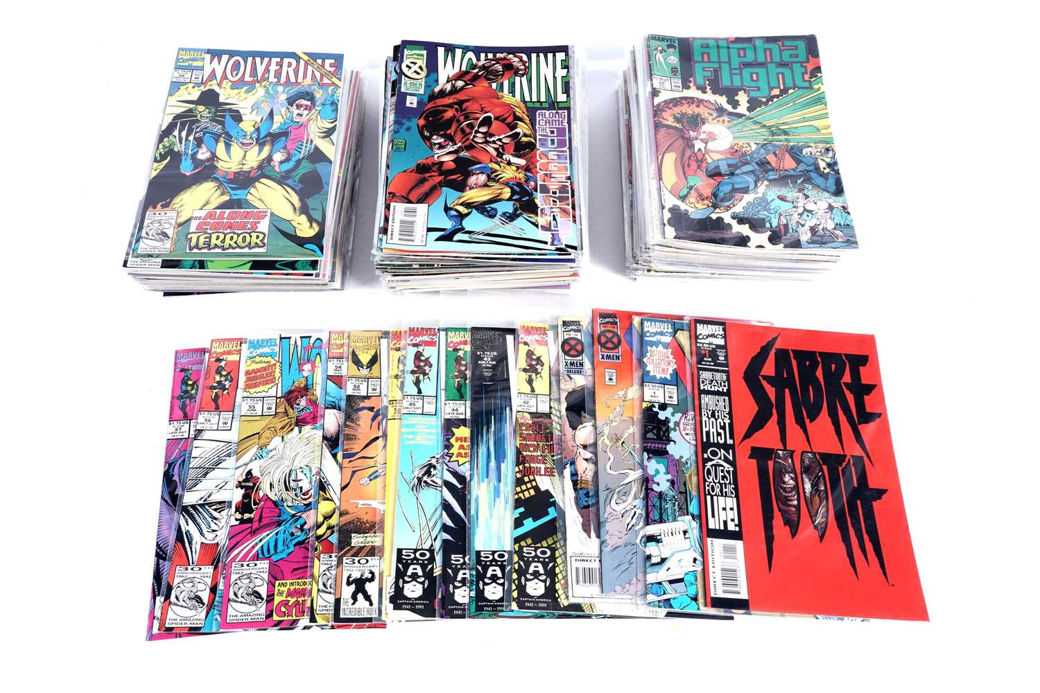 Lot 633 - Sabretooth: Death Hunt No. 1, and other modern comics by Marvel