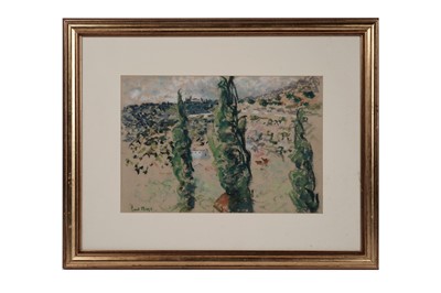 Lot 169 - Paul Lucien Maze - French Poplars | pastel