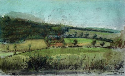 Lot 170 - Paul Lucien Maze - Summer countryside landscape | mixed media