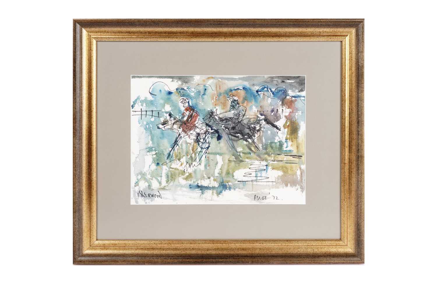Lot 172 - Attributed to James Lawrence Isherwood - Ascot '72 | mixed media