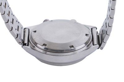 Lot 498 - Rotary Alarm: a stainless steel cased automatic wristwatch