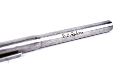Lot 432 - Dunhill: a silver plated fountain pen