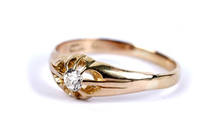 Lot 4 - An old cut diamond single stone ring